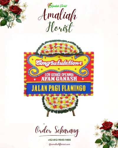 Bunga Papan Congratulation di Bulak